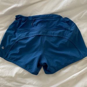 Lululemon Blue Speed Shorts